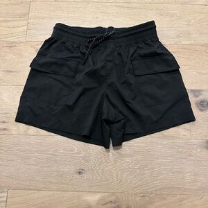 Old Navy Black Athletic Shorts with Elastic Waistband
